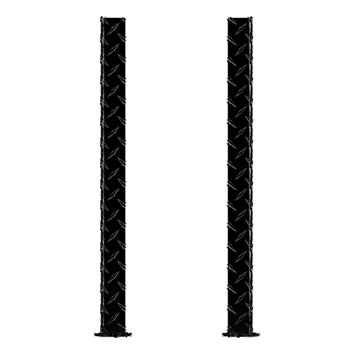 UWS Replacement Black Aluminum Truck Side Tool Box Legs, 1 Pair Model SM-LEGS-BLK