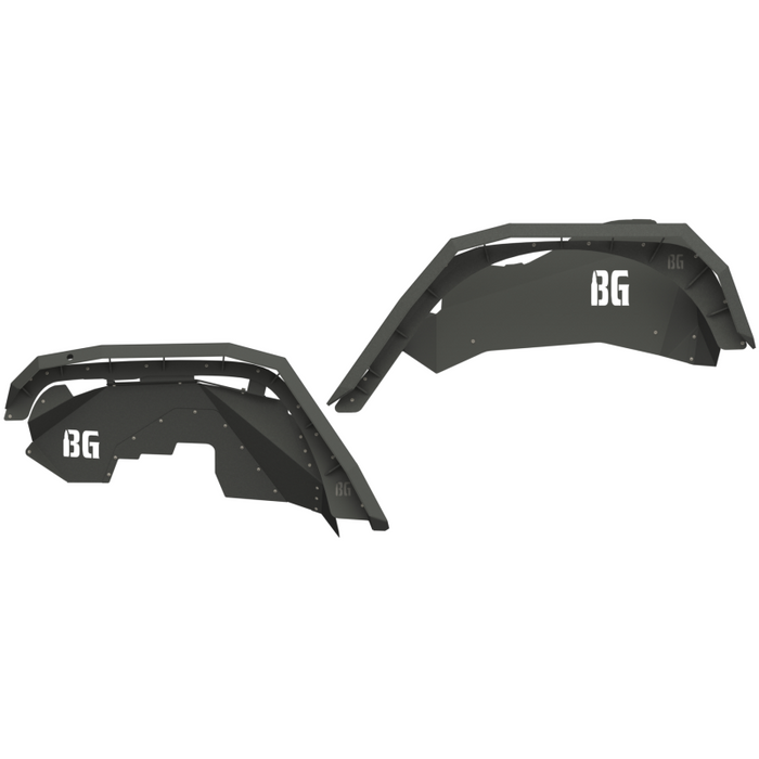 Bodyguard JK Fender System - Front And Rear Liners And Fender Flares Texture Black Powder Coat Model 40898T