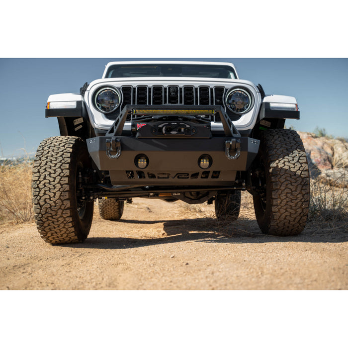 DV8 Offroad 2018-2025 Jeep Wrangler JL JLU Gladiator JT Front Differential Skid Plate Model SPJL-12