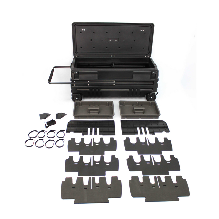 DU-HA Squad Box - Interior/Exterior Portable Storage and Gun Case - Manual Latch W/O Slide Bracket Model 70600