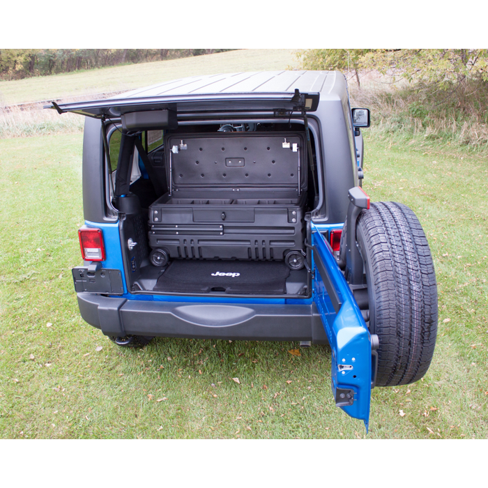 DU-HA Squad Box - Interior/Exterior Portable Storage Extreme Duty Internal Latch W/O Slide Bracket Model 70601