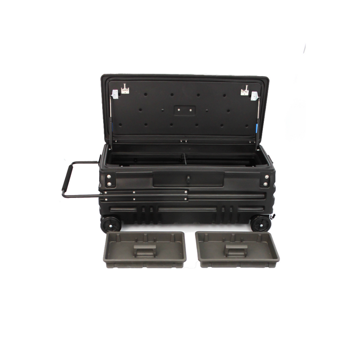 DU-HA Squad Box - Interior/Exterior Portable Storage Extreme Duty Internal Latch W/O Slide Bracket Model 70601