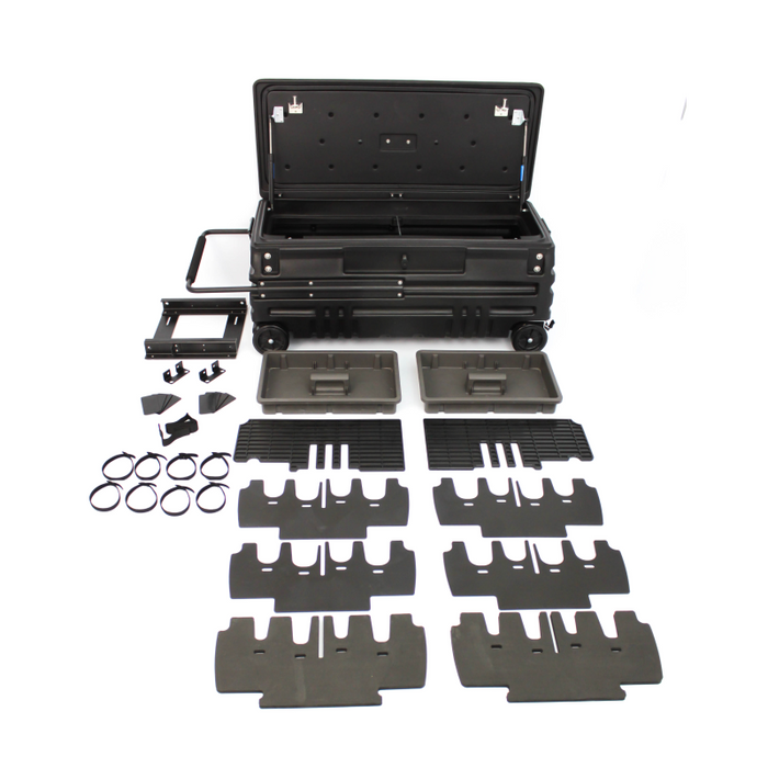 DU-HA Squad Box W/Bracket - Interior/Exterior Portable Storage + Gun Case/Rack Model 70671