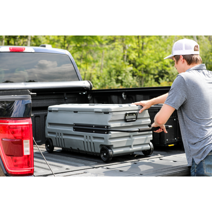 DU-HA Squad Box - Interior/Exterior Portable Storage - Manual Latch W/Slide Bracket Model 70672