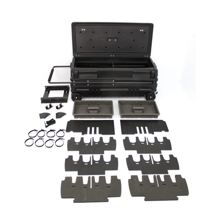 DU-HA Squad Box - Interior/Exterior Portable Storage - Manual Latch W/Slide Bracket Model 70674
