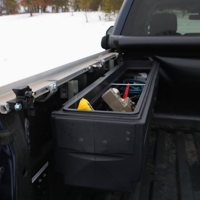 DU-HA Humpstor No Lid With Mounting Bracket for Tonneau Covers Black Model 70802