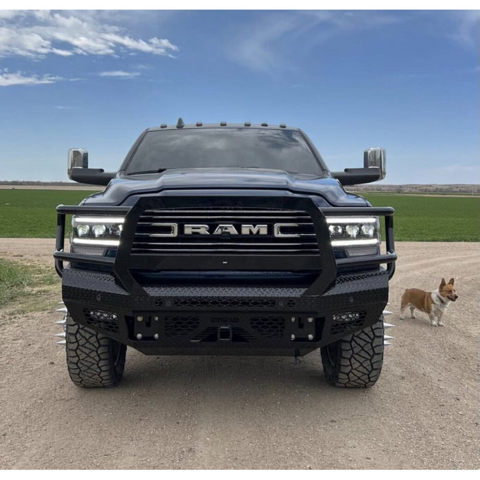 Bodyguard FT Front Extreme Sensor Cutouts Fog Cutouts Receiver W/ Mesh Grille No Camera Harness Bare Metal Model JER19BYBMN