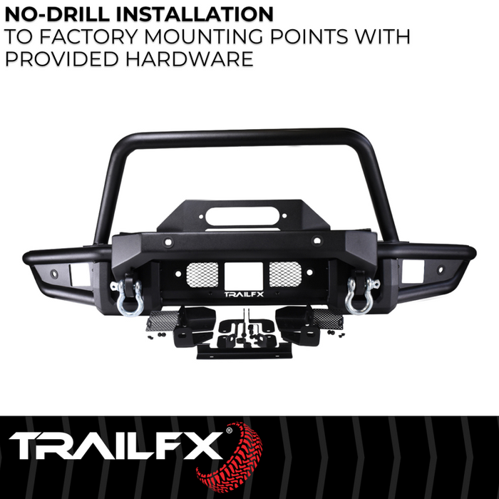 TrailFX Front Bumper w/ Winch Mount Model BR002T