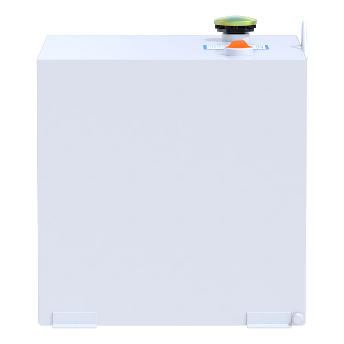 UWS White 53-Gallon Rectangle Steel Transfer Tank Model ST-53-R-W