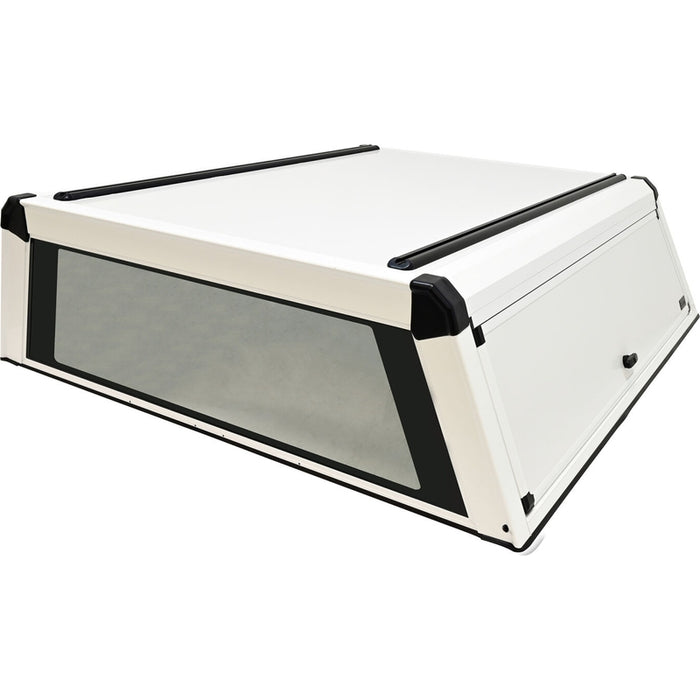 Westin EXP Truck Cap with Solid Front Glass Gloss White Model 16-13950