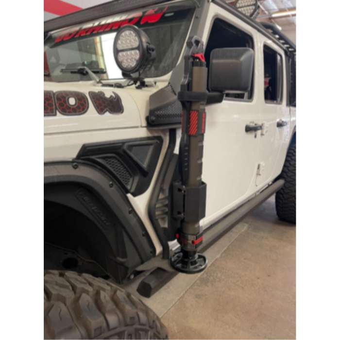 Go Rhino El Gato EG1 Hydraulic Jack - Exterior Mount: Jeep Wrangler JL, JLU, Gladiator JT Model 701005T