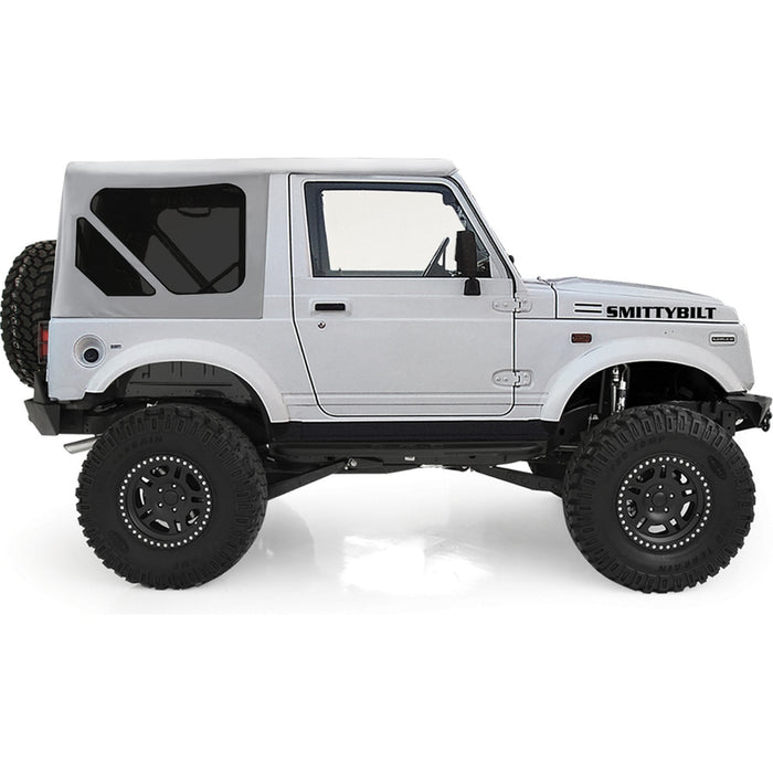 Smittybilt OE Replacement Soft Top w/ Zipout Windows - White (86-94 Suzuki Samurai) Model 98552