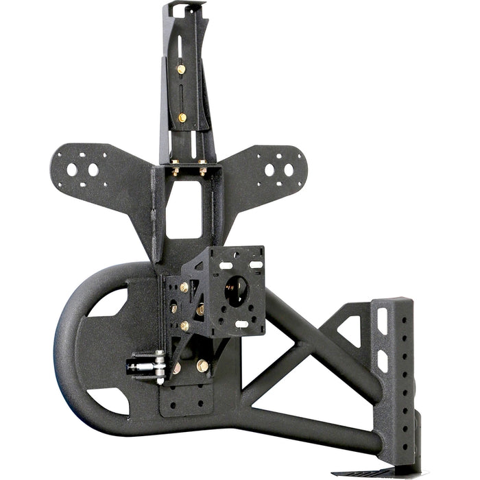 Smittybilt XRC Gen 2 Bolt-On Tire Carrier - Textured Black (07-18 JK/JKU) Model 76857