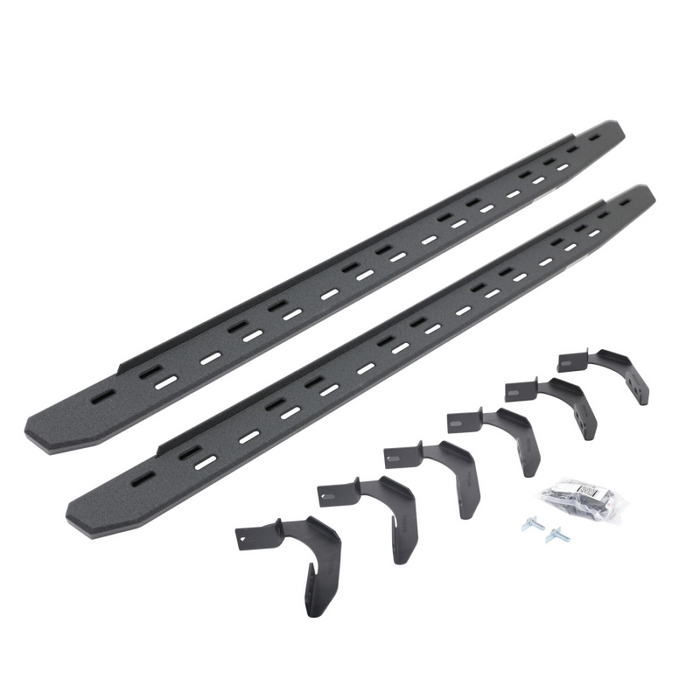 Go Rhino RB30 Slim Line Running Boards with Mounting Bracket Kit Model 69612680ST