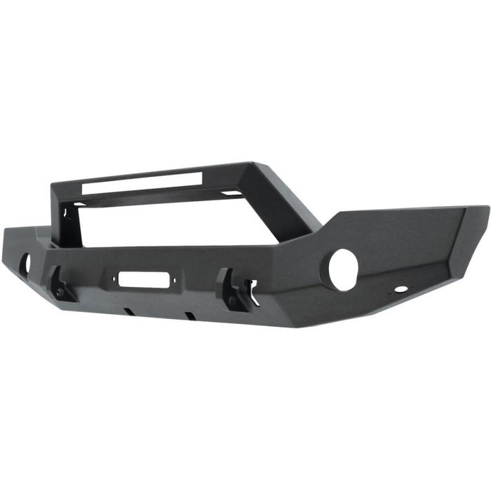 Westin WJ2 Full Width Front Bumper With LED Light Bar Mount Textured Black Steel Model 59-80125