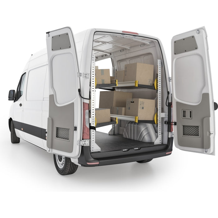 Ranger Design Delivery Van Shelving Package for Mercedes Sprinter High Roof 144" Wheelbase Model DHS-19