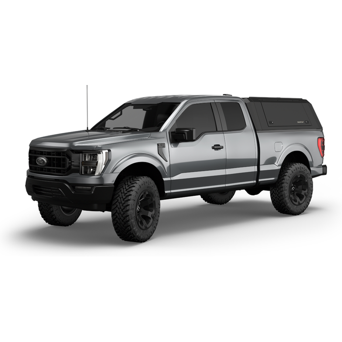 SmartCap Matte Black Truck Bed Cap EVOa Adventure Series w/ Horizontal Locks Model EA0314-MB