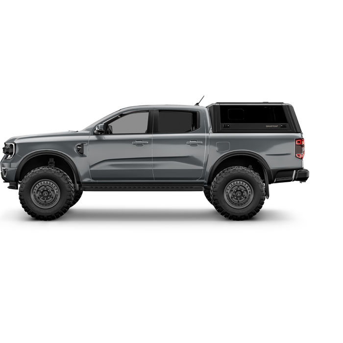 SmartCap Matte Black Truck Bed Cap EVO Sport Series w/ Horizontal Locks Model EV0320-MB