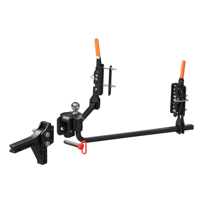 CURT TruTrack 2P Trailer-Mounted Weight Distribution Hitch, 8-10K Model 17510