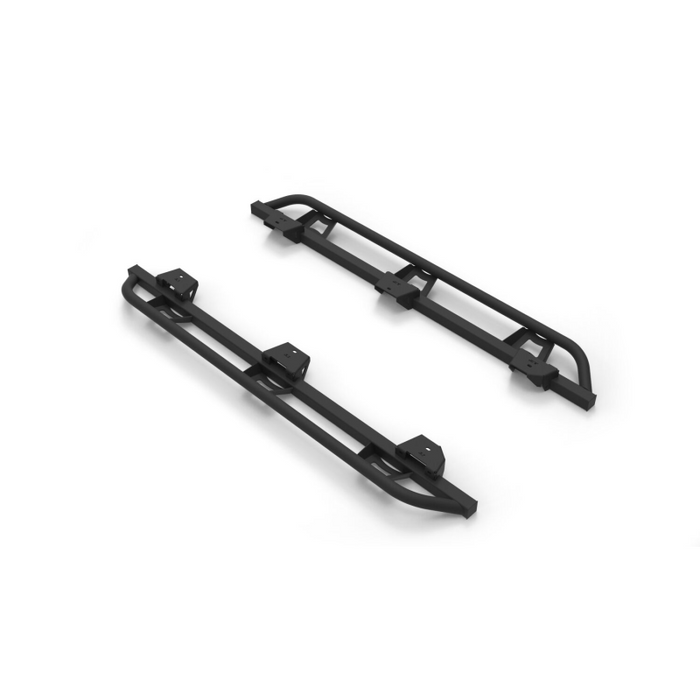 N-Fab Trailslider Rock Sliders Textured Black Steel Model TSJ184-TX