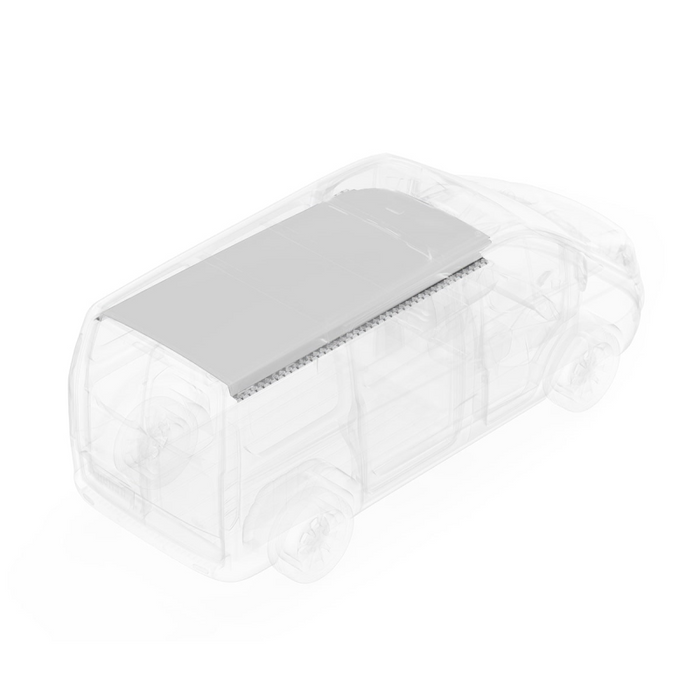 LEGEND DuraTherm Ceiling Liner Kit ONLY - Works with '.2' Ford Transit 130" Wheelbase Cargo Van Mid Roof - White - Dual Side Doors Model 735-114-2614.MR