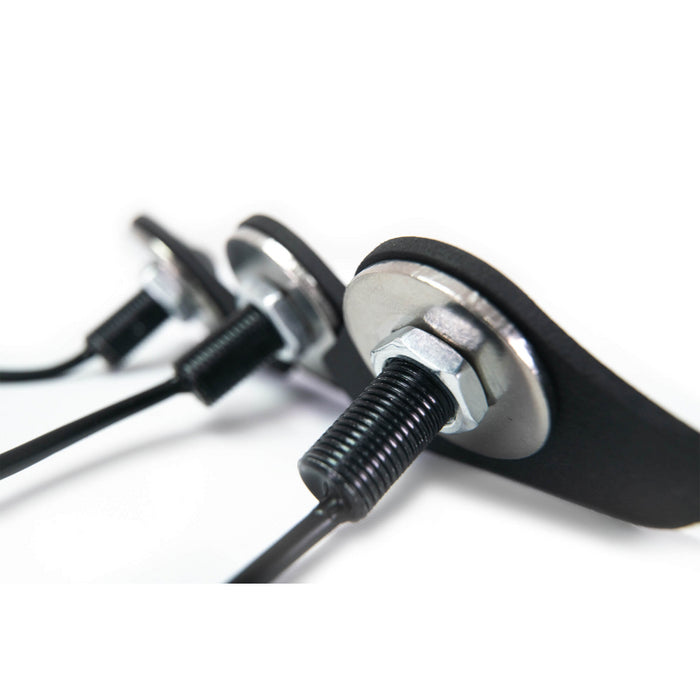 DV8 Offroad 2018-2025 Jeep Wrangler JL JLU Gladiator JT Amber Grille Lights Model GRJL-02