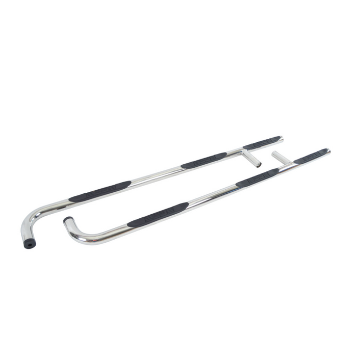 Go Rhino 6000 Series Step Nerf Bars With Mounting Brackets Kit One-Piece For Quad Cab with Standard Bed Model 61127PS