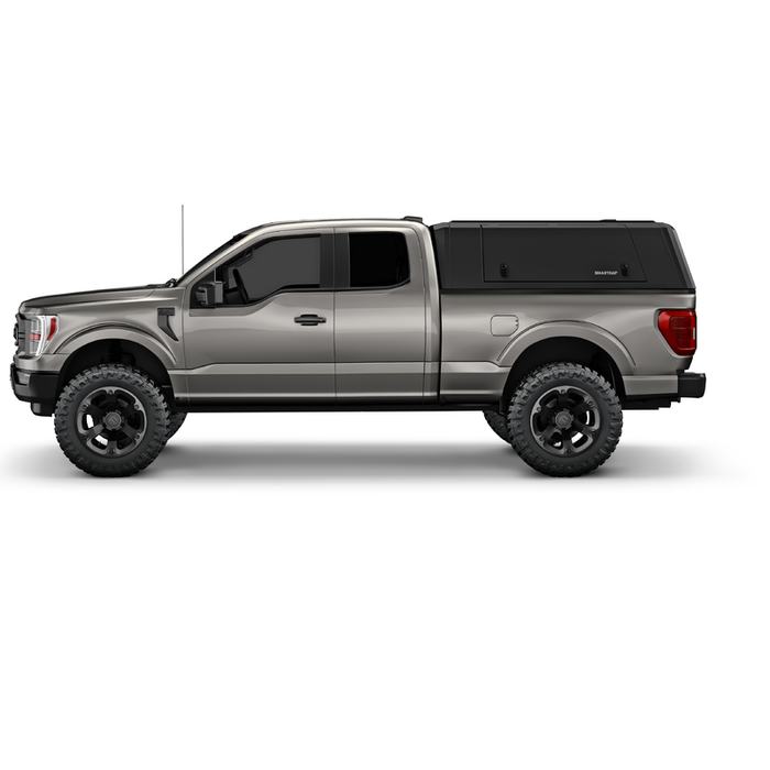 SmartCap Matte Black Truck Bed Cap EVOa Adventure Series w/ Vertical Locks Model EA0319-MB