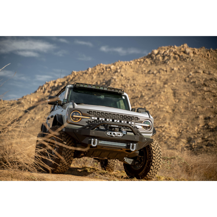 DV8 Offroad 2021-2026 Ford Bronco A-Pillar Dual Light Pod Drop Mounts Model LBBR-08