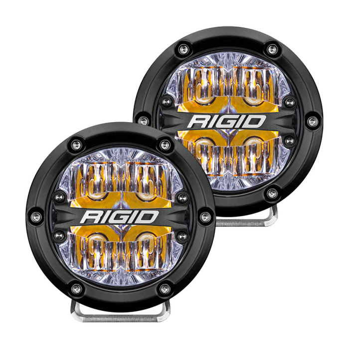 Rigid Industries A-Pillar Light Kit, Includes 4In 360-Series Drive Model 46704