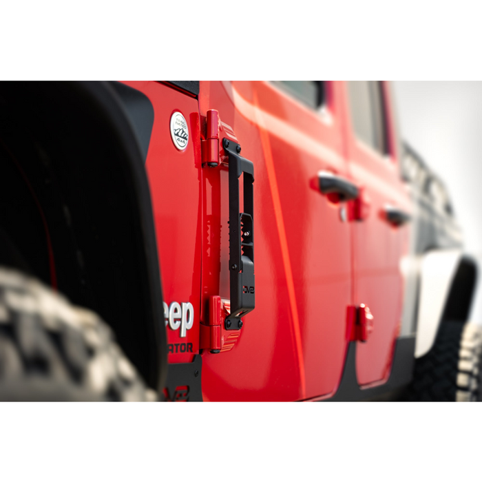DV8 Offroad 2007-2025 Jeep Gladiator JT Wrangler JK, JKU, JL, JLU Hinge Mounted Steps Model STJL-04