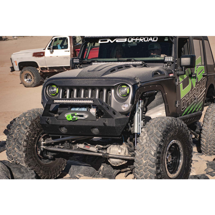 DV8 Offroad 2007-2018 Jeep Wrangler Heat Dispersion Hood Model HDMB07-02