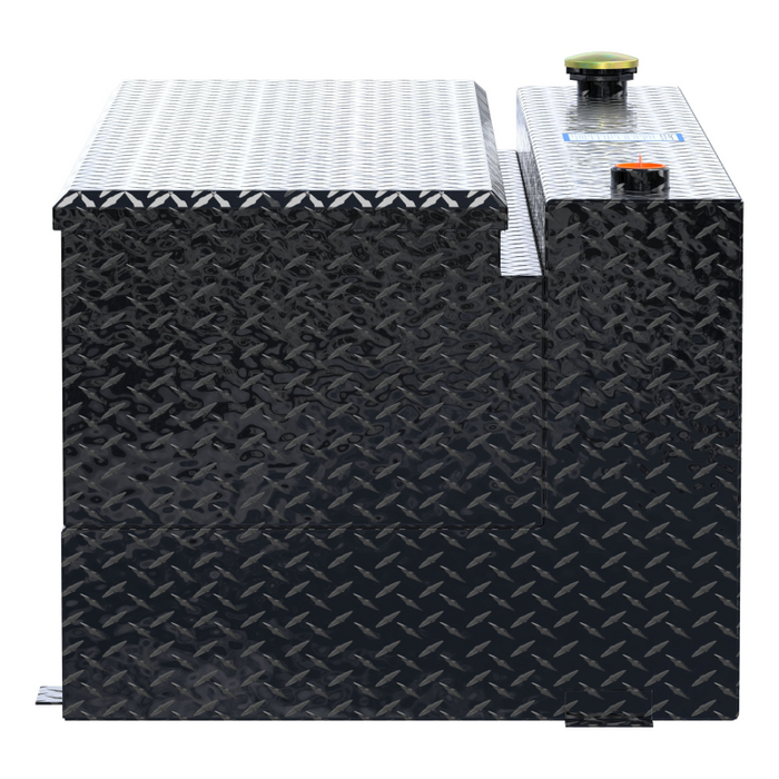 UWS Gloss Black 100-Gallon Combo Aluminum Transfer Tank Model TT-100-CB-B