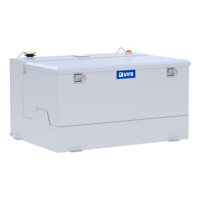 UWS White 85-Gallon Steel-Aluminum Combo Transfer Tank Model ST-85-COMBO-W
