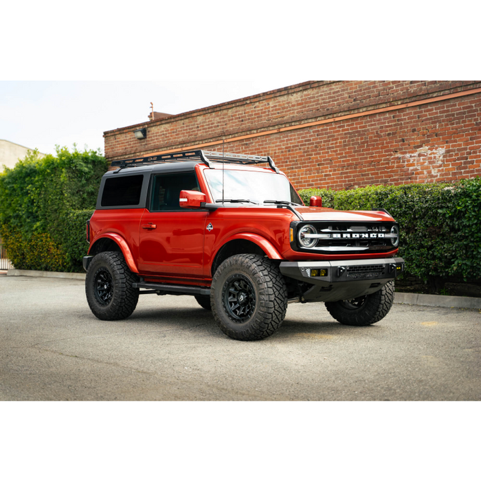 DV8 Offroad 2021-2025 Ford Bronco 2-Door Hard Top Roof Rack Model RRBR-03