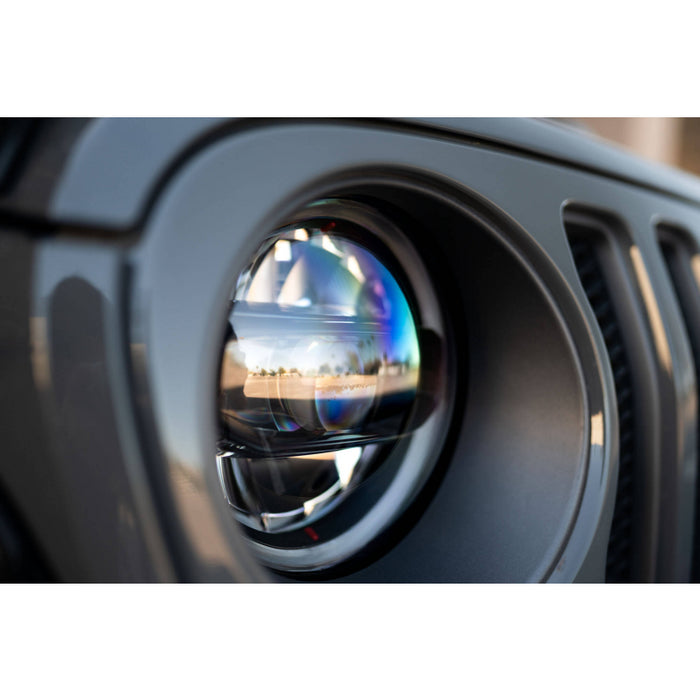 DV8 Offroad 2020-2025 Jeep Gladiator JT Wrangler LED Headlights Model HLCJL-02