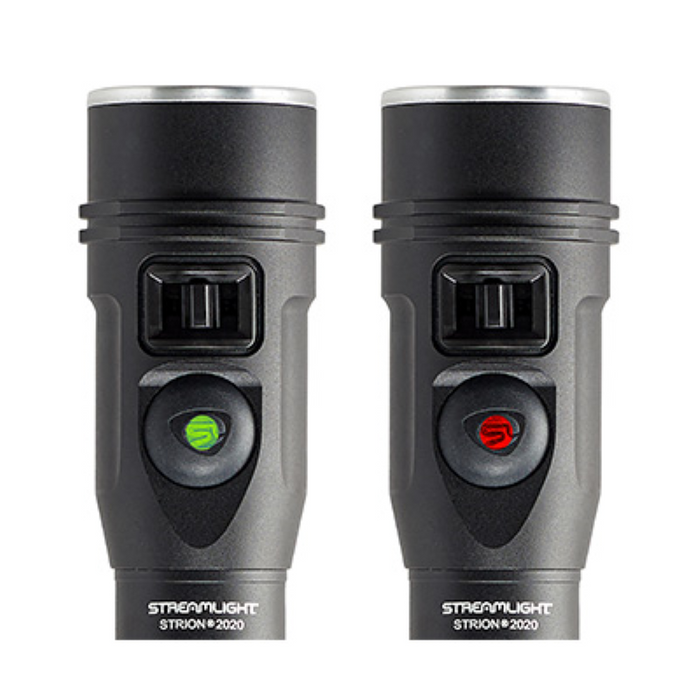 Strion® 2020 Flashlight: PiggyBack® 120V AC/12V DC Charging System – Black SLI74435