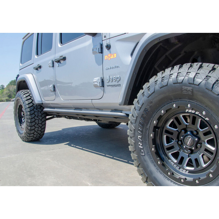 N-Fab RKR Rails For Select 20-24 Gladiator JT 4Dr Textured Black Model J194TRKR