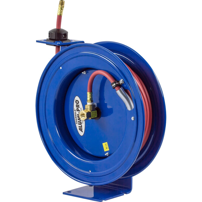 Coxreels Alumi-Pro® Series Spring Driven Aluminum Hose Reel 3/8 in. x 25 ft. 300 PSI Model P-LP-325-AL