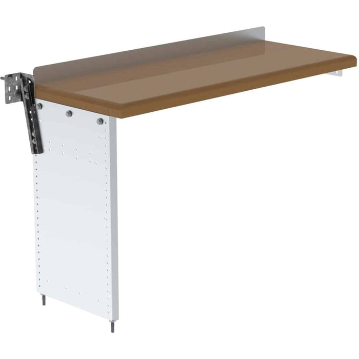 Ranger Design Workbench for Vans w/ Hardwood Top 18"x48"x32" - 1 End Panel Model S2-WA48-0