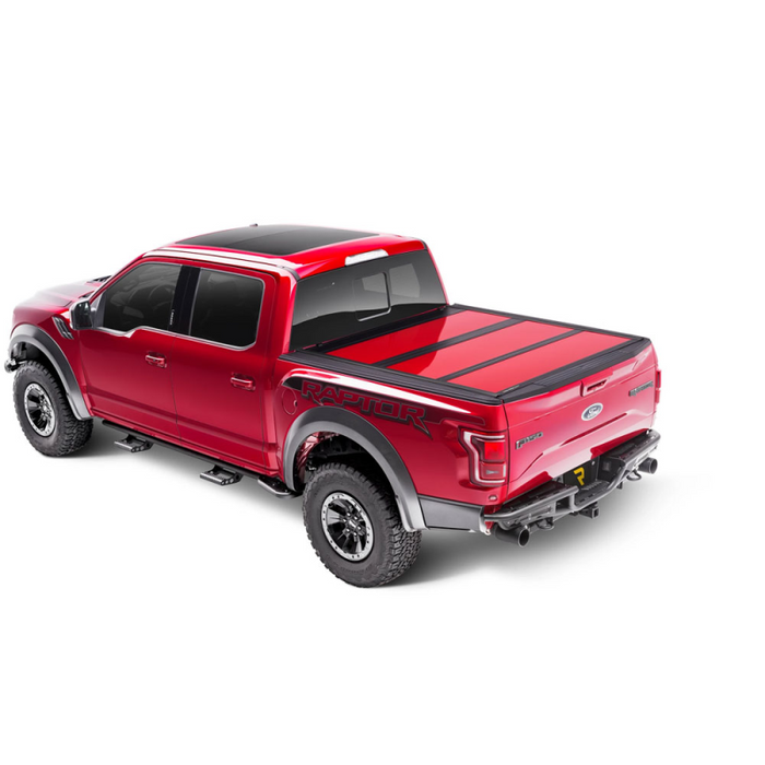 UnderCover Fusion Hard Folding 2021-2025 Ford F-150 5' 7" Bed - Paint Code M7 Carbonized Gray Model AR22029L-M7