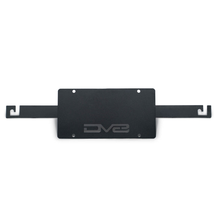DV8 Offroad 2021-2025 Ford Bronco Capable Bumper Front License Plate Mount Model LPBR-04