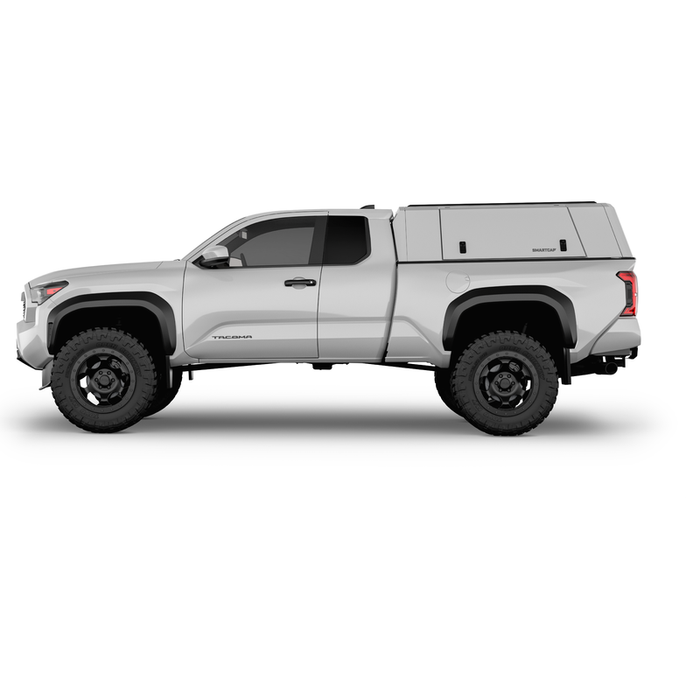 SmartCap OEM White Truck Bed Cap EVOc Commercial Series w/ Vertical Locks Model EC1313-WH