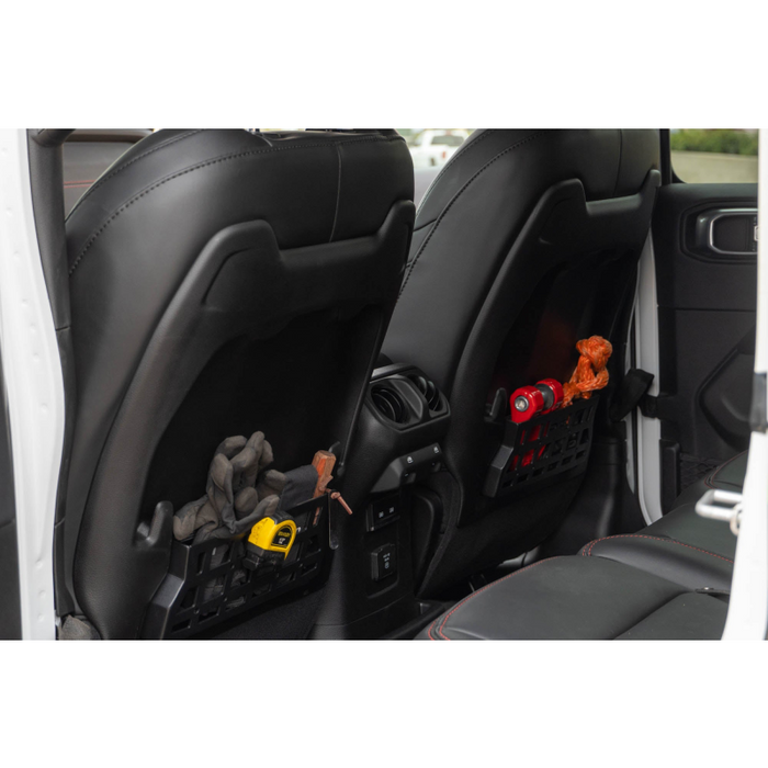 DV8 Offroad 2018-2025 Jeep Wrangler JL JLU Gladiator JT Seat Back Molle Pockets Model MPJL-09