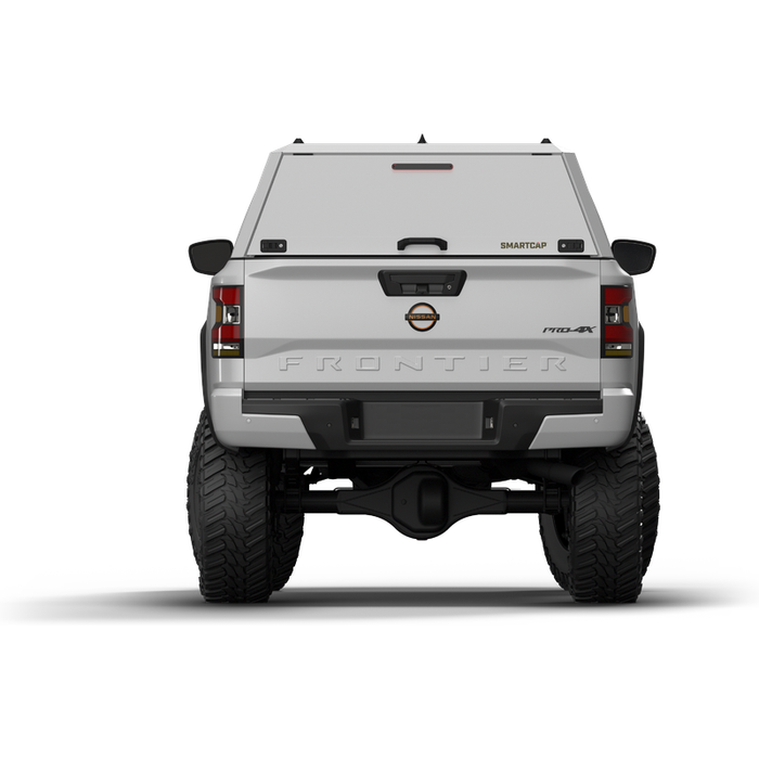 SmartCap OEM White Truck Bed Cap EDGE Defender Series w/ Vertical Locks Model ED0930-WN