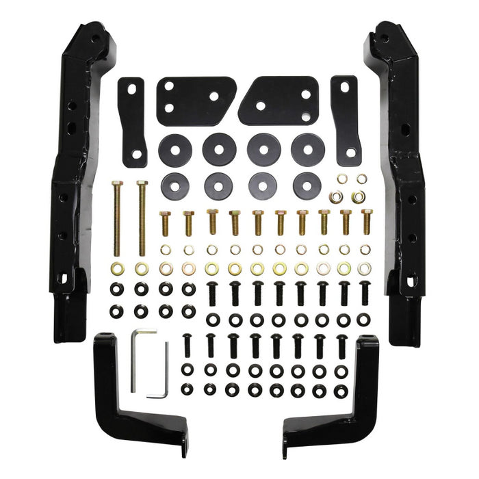 Westin HDX 1-Piece Winch Mount Grille Guard Black Steel Model 57-94045