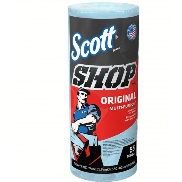 Scott Shop Towel Roll - Roll Of 55 Model 75130