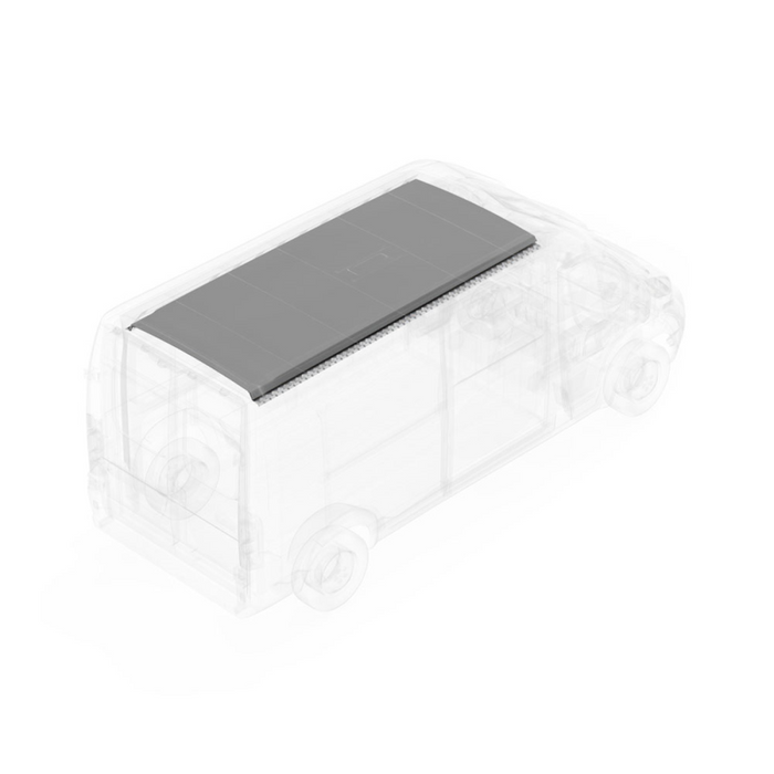 LEGEND DuraTherm Ceiling Liner Kit ONLY - RAM ProMaster 159" Wheelbase Cargo Van High Roof - Textured Grey - Single Side Door Model 645-114-2613