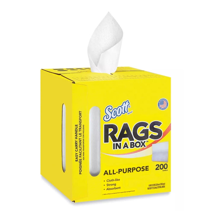 Scott Shop Towels Original Pop-Up Dispenser Box - Yellow Model 75260