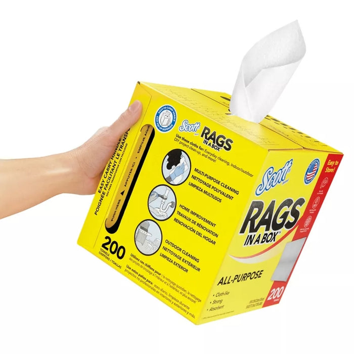 Scott Shop Towels Original Pop-Up Dispenser Box - Yellow Model 75260